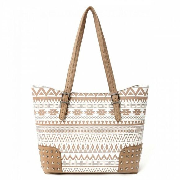 Women Tote Bags Shoulder Bag Purse Satchel Natural Aztec Print Tote Handbag
